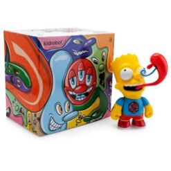 "KIDROBOT THE SIMPSONS KENNY SCHARF 6"" BART"