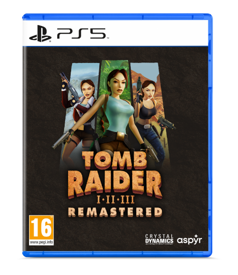 Tomb Raider I-III Remastered Starring Lara Croft (Playstation 5)