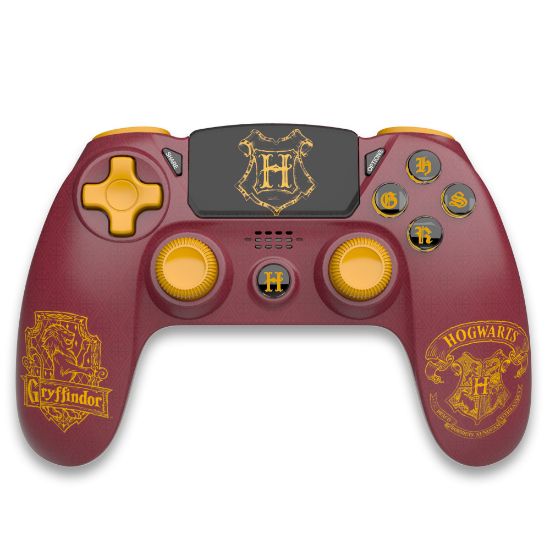 OFFICIAL HARRY POTTER - BREZŽIČNI PS4 KONTROLER - GRYFFINDOR - RDEČE BARVE