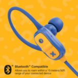 JAM AUDIO LIVE LARGE BLUE IN-EAR HEADPHONES