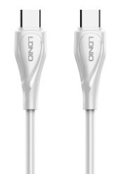 LDNIO CHARGING DATA CABLE (C-C) 65W 1M WHITE LC611C