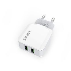 Adapter LDNIO A2202  220v 2xUSB 2,4A 12W bel