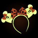 LOUNGEFLY DISNEY GHOST MINNIE GLOW IN THE DARK TRAK ZA LASE