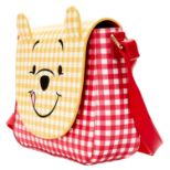 LOUNGEFLY DISNEY WINNIE THE POOH GINGHAM CROSSBODY TORBA