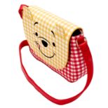 LOUNGEFLY DISNEY WINNIE THE POOH GINGHAM CROSSBODY TORBA