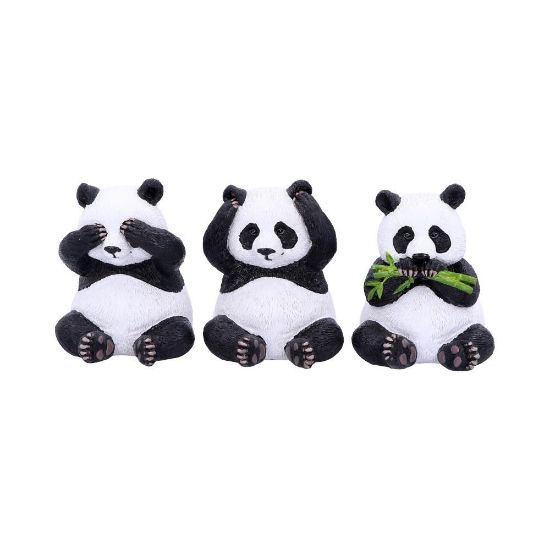 NEMESIS NOW THREE WISE PANDAS 8.5CM FIGURICE