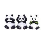 NEMESIS NOW THREE WISE PANDAS 8.5CM FIGURICE