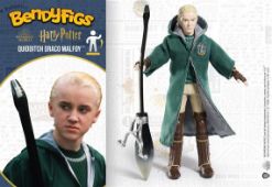 NOBLE COLLECTION - HARRY POTTER - BENDYFIGS - QUIDDITCH DRACO MALFOY FIGURA