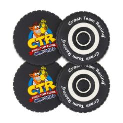 Official Crash Team Racing Nitro-Fueled Tyre Coasters