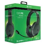 Slušalke PDP LVL50 Chat Headset za XBOX One sive barve