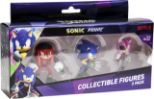 P.M.I. SONIC PRIME- 3 PACK STAMPER FIGURE