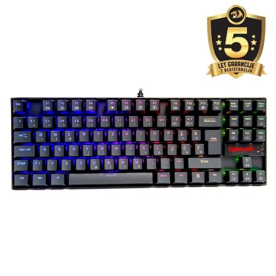 REDRAGON KUMARA K552RGB-1 RGB MEHANSKA TIPKOVNICA S ŠUMNIKI