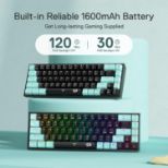 KEYBOARD - REDRAGON CASTOR PRO K631RGB-BG WIRED/WIRELESS