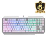 REDRAGON USAS K553W RGB ŽIČNA TIPKOVNICA, BELA