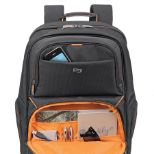 SOLO BACKPACK BLACK,ORANGE 17.3