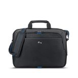 SOLO NY ACE SLIM BRIEF BLACK, BLUE 15.6