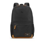 SOLO BEDFORD BACKPACK BLACK WITH TAN TRIM 15.6