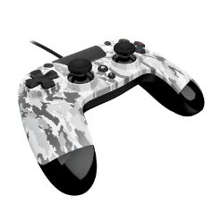 GIOTECK – VX4 PREMIUM ŽIČNI KONTROLER ARTIC CAMO BARVE ZA PS4 IN PC