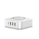 LDNIO CHARGER 4 PORT (3A1C) 30W 5V 3A WIRELESS 18W 5V 3A AW004 BREZŽIČNI POLNILEC