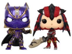 POP! Figura 2-PACK: CAPCOM VS. MARVEL: BLACK PANTHER VS MONSTER HUNTER