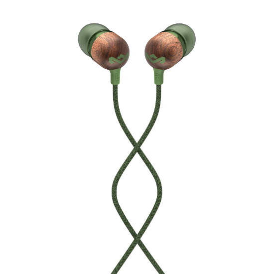 HOUSE OF MARLEY SMILE JAMAICA GREEN IN-EAR HEADPHONES