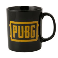 JINX PUBG black orange logo skodelica