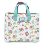 LOUNGEFLY SANRIO LITTLE TWIN STARS RAINBOW AOP CROSSBODY TORBICA