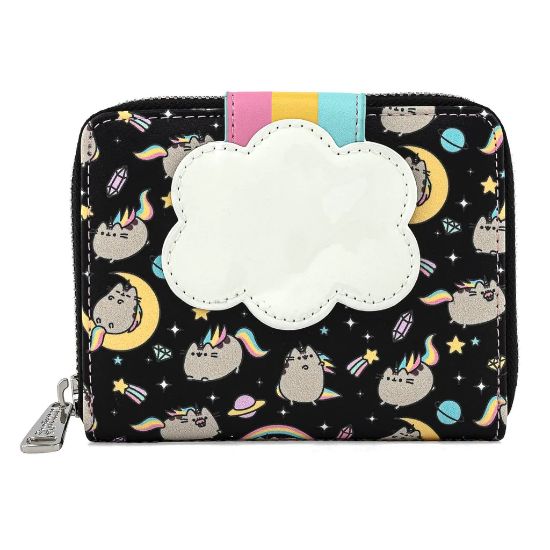 LOUNGEFLY PUSHEEN RAINBOW UNICORN  ZIP AROUND DENARNICA