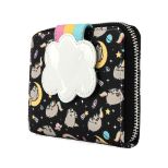 LOUNGEFLY PUSHEEN RAINBOW UNICORN  ZIP AROUND DENARNICA