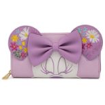 LOUNGEFLY DISNEY MINNIE HOLDING FLOWERS ZIP AROUND DENARNICA