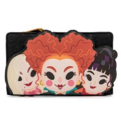 LOUNGEFLY DISNEY HOCUS POCUS SANDERSON SISTERS FLAP DENARNICA