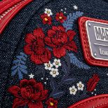 LOUNGEFLY MARVEL CAPTAIN AMERICA 80TH ANNIVERSARY FLORAL SHEILD MINI NAHRBTNIK