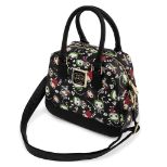 LOUNGEFLY BEETLEJUICE AOP CROSSBODY TORBA