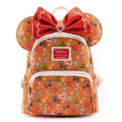 LOUNGEFLY DISNEY GINGER BREAD AOP MINI NAHRBTNIK IN TRAK ZA LASE