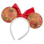 LOUNGEFLY DISNEY GINGER BREAD AOP MINI NAHRBTNIK IN TRAK ZA LASE