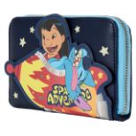 LOUNGEFLY DISNEY LILO AND STITCH SPACE ADVENTURE ZIP AROUND DENARNICA