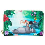 LOUNGEFLY DISNEY JUNGLE BOOK BARE NECESSITIES ZIP AROUND DENARNICA