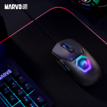 MARVO FIT LITE G1 GAMING MIŠKA SIVE BARVE