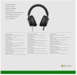 MICROSOFT XBOX STEREO HEADSET 8LI-00002 BLACK