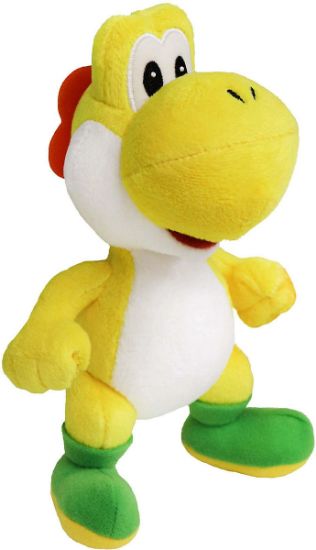 NINTENDO SUPER MARIO PLUSH YOSHI YELLOW 20 CM PLIŠ