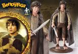 NOBLE COLLECTION - LORD OF THE RINGS - BENDYFIGS - FRODO BAGGINS FIGURA