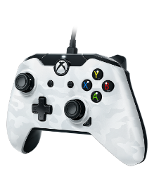 PDP XBOX WIRED CONTROLLER WHITE CAMO žični kontroler kamuflažno bele barve