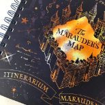 PYRAMID HARRY POTTER  (MARAUDERS MAP) A4 WIRO NOTEBOOK BELEŽKA