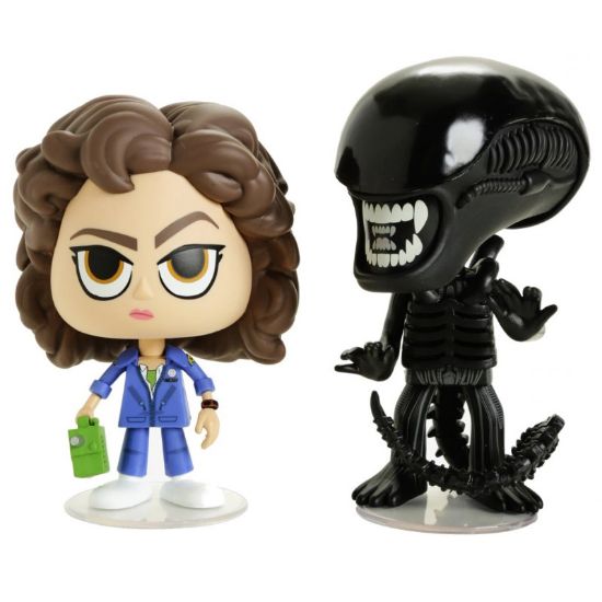 FUNKO VYNL: ALIEN 40TH - XENOMORPH & RIPLEY W/ TRACKER