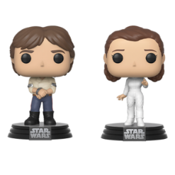 FUNKO POP VINYL: STAR WARS - 2PK HAN & LEIA