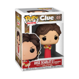 FUNKO POP VINYL: CLUE - MISS SCARLET W/CANDLESTICK