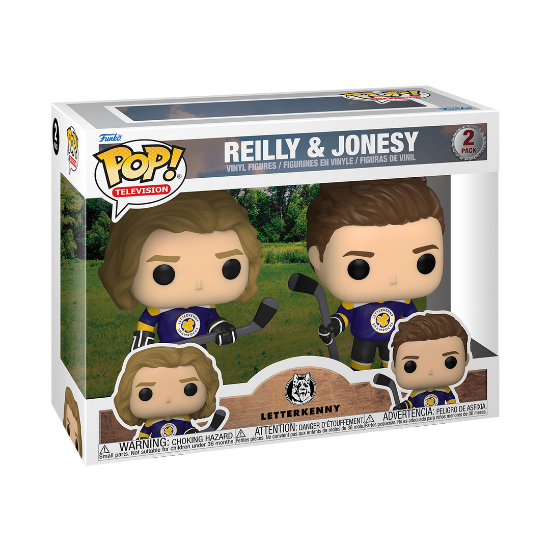 FUNKO POP TELEVISION: LETTERKENNY - 2PK REILLY & JONESY IN JERSEYS