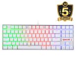 REDRAGON K552 KUMARA RGB GAMING MEHANSKA ŽIČNA TIPKOVNICA BELA - RDEČA STIKALA