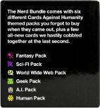 Cards Against Humanity Nerd Bundle - Zabavne igralne karte