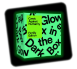 Cards Against Humanity Family Edition Glow in the Dark Box - zabavne igralne karte